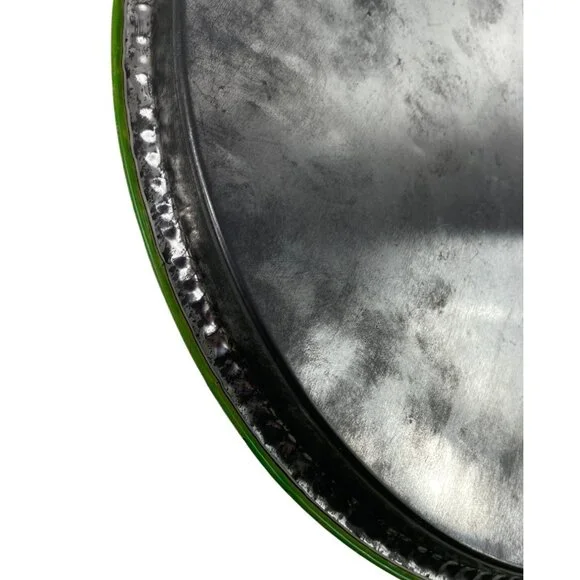 Vintage Keebler Elf Christmas Metal 10.5" Serving Tray With Santa & Baking Elves - Picture 7 of 11